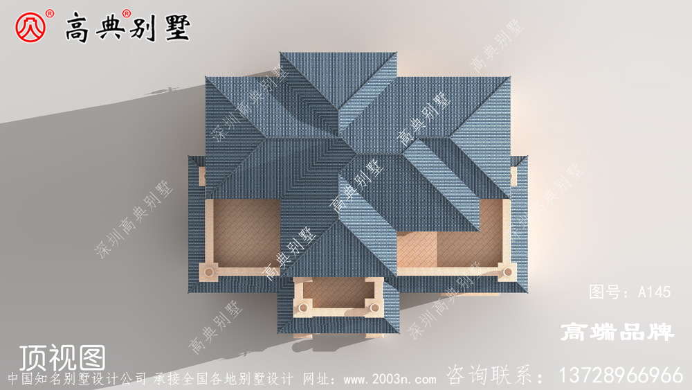 高端大气自建别墅设计图