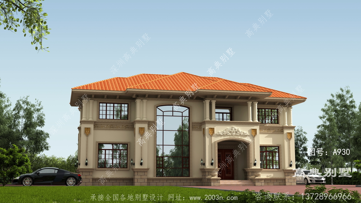 江苏省连云港市海州区狮树村村房案例三层房屋自建房设计图