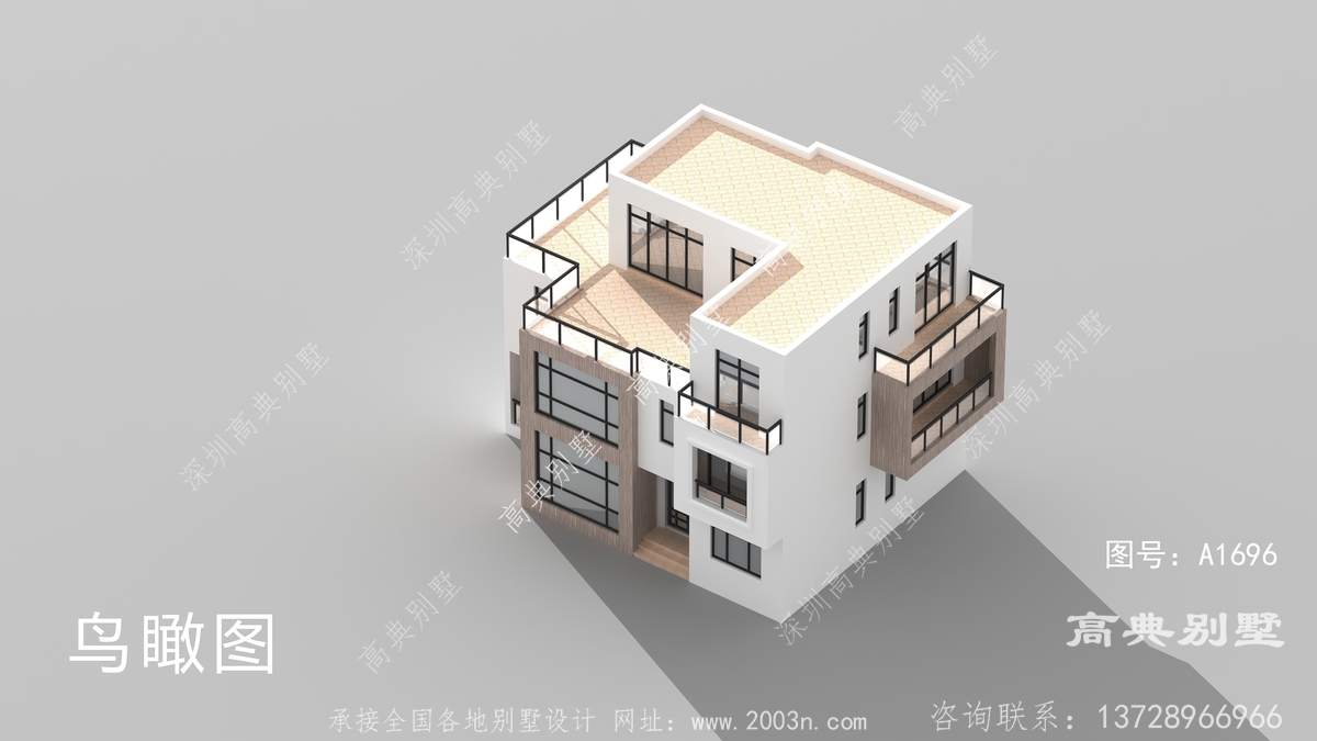 江西省共青城市凤凰村住房案例5间房的别墅设计图纸