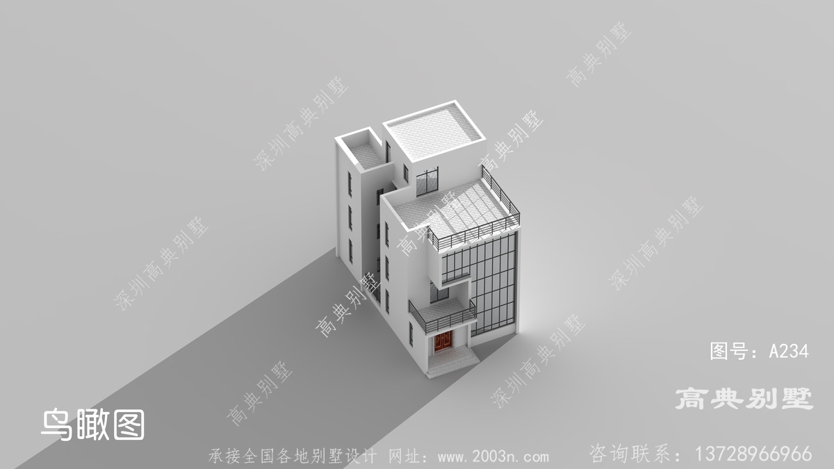 江西省南康市大元村自建房案例双拼别墅二层农村图纸