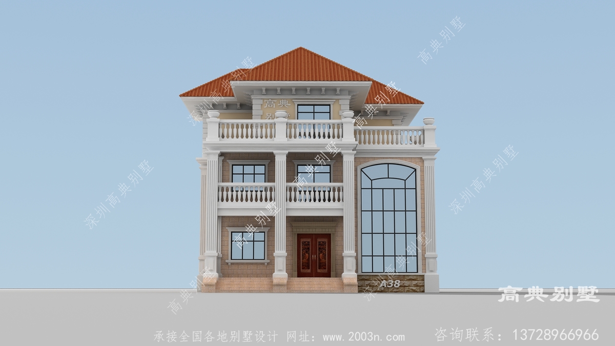 溆浦县两丫坪镇民宅设计机构制作的大师别墅设计图纸