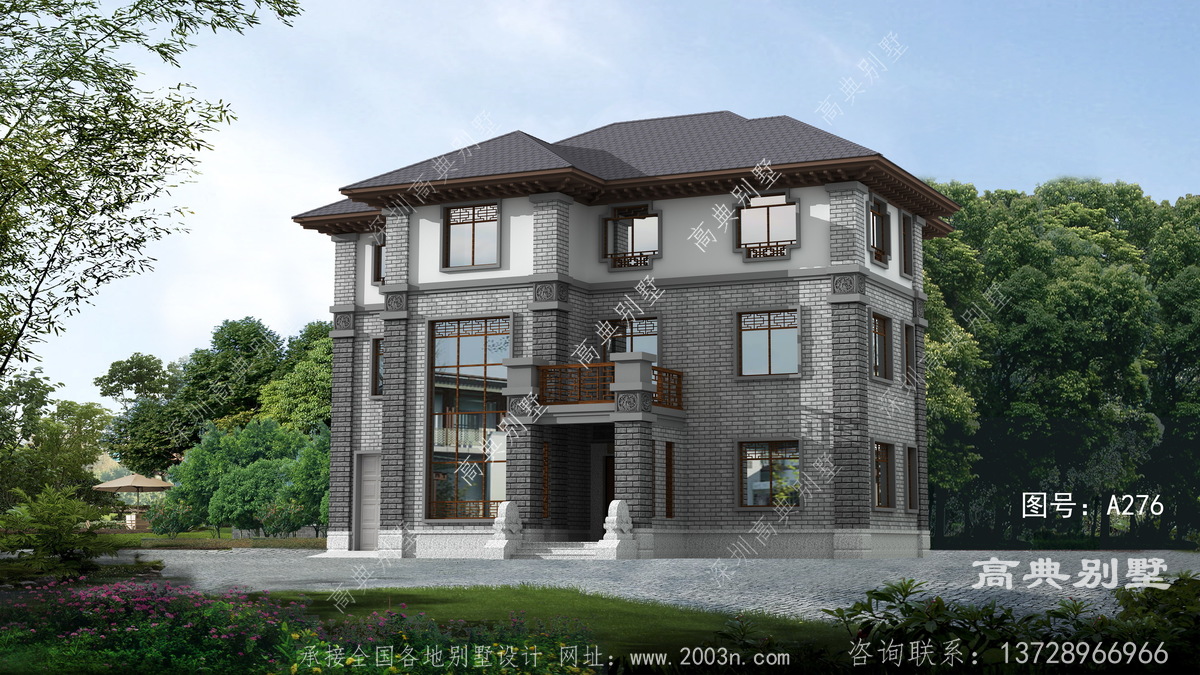 湖北自建三层别墅，主体花了25万，看价值