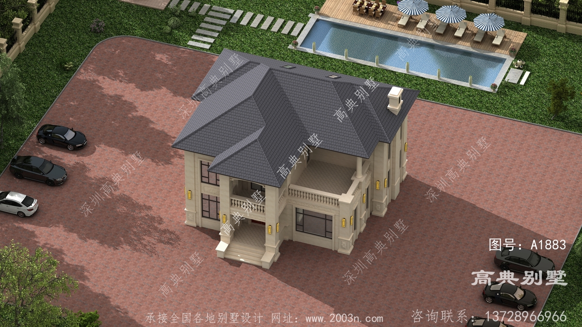 东源县灯塔镇别墅设计工作室样板农村实用自建房设计图