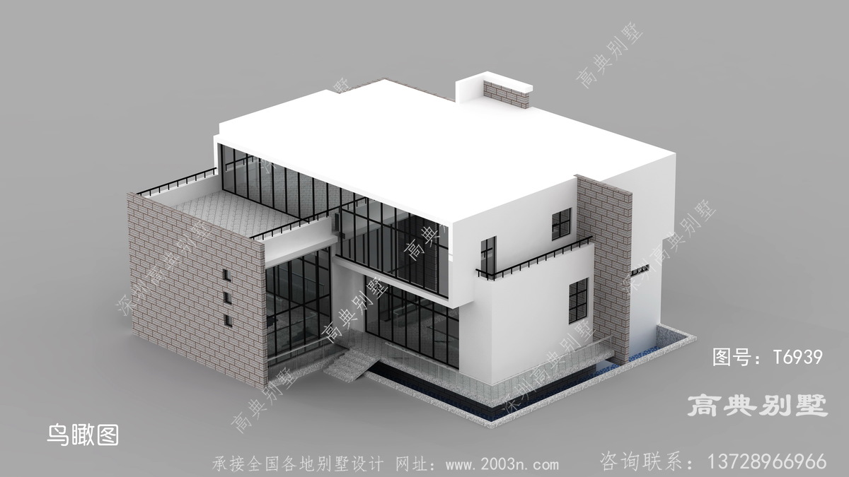 湖南省怀化市沅陵县龙潭坪村楼房案例8米2层别墅设计图纸