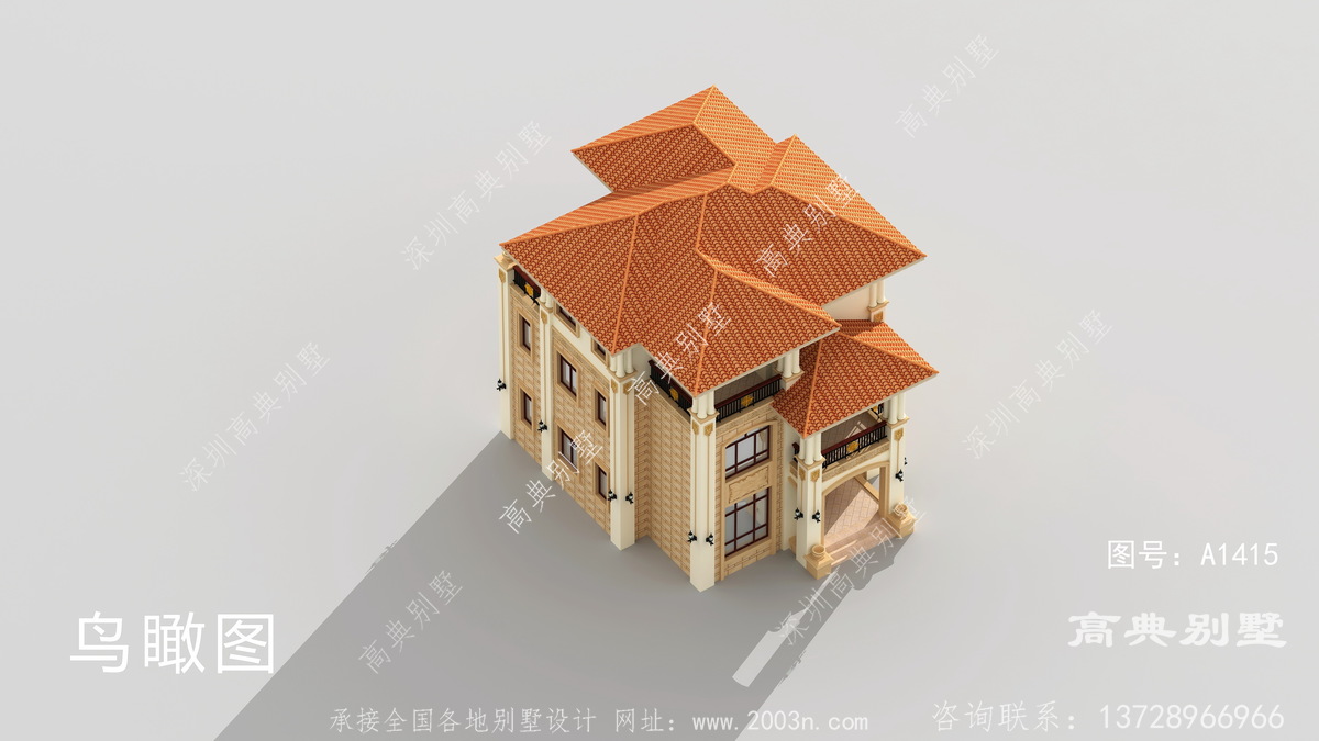 谢通门荣玛乡自建房设计工场创作五层独栋别墅设计图