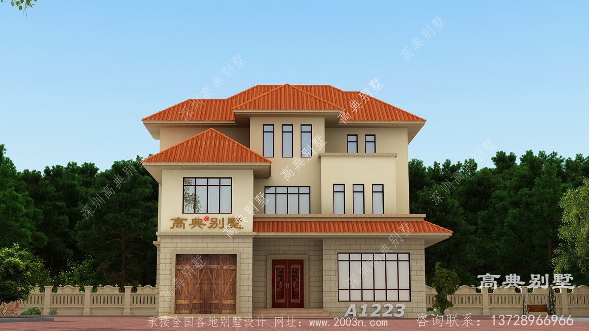 印江县沙子坡镇房屋设计工作室制作的别墅设计费多少钱一平米