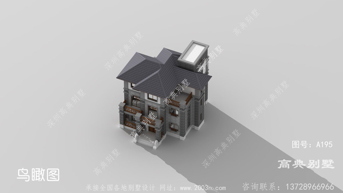 江西省吉安市峡江县北门村三合院案例联排双层别墅图纸