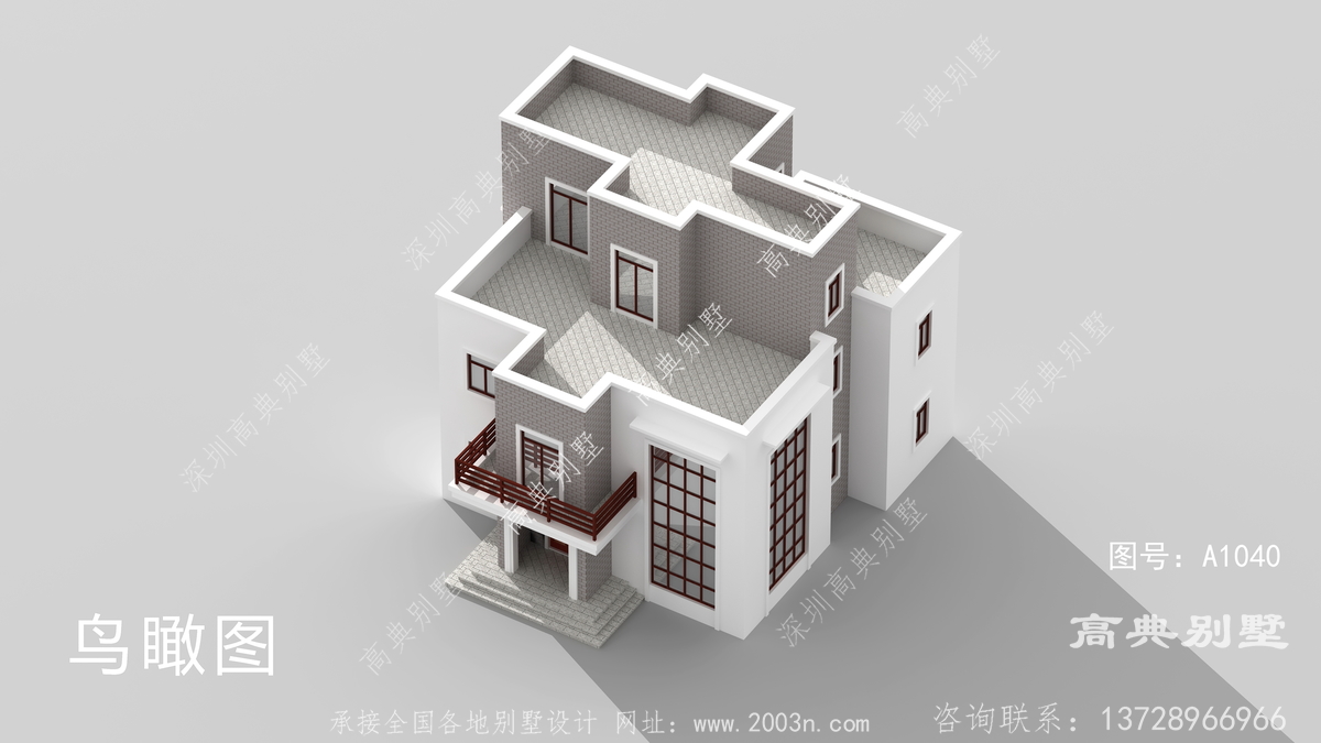 湖南省永州市道县中坪村乡墅案例欧美钢结构别墅设计图纸