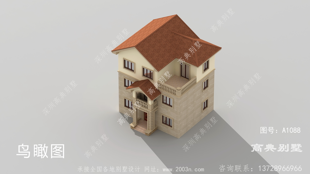 天津市窦家房子村三合院案例,农村新型一层小别墅设计图纸