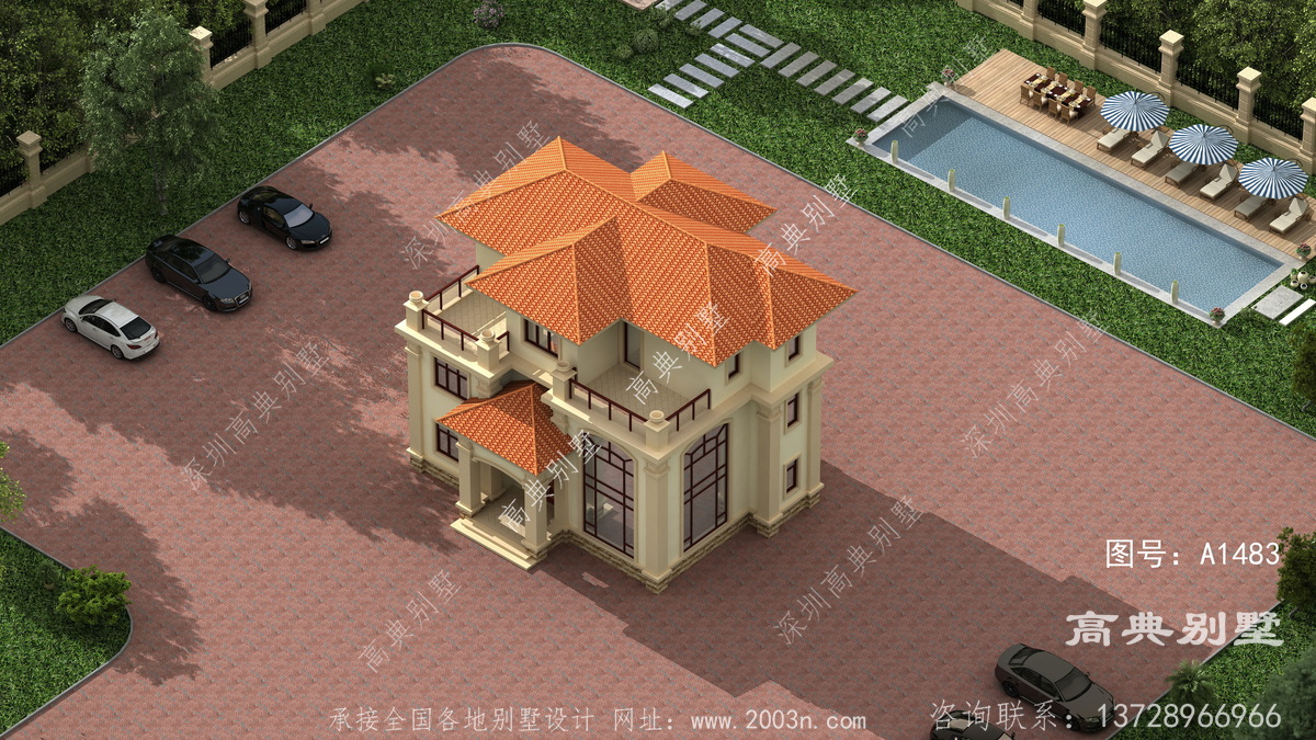 邵阳县塘渡口镇造房子设计单位创造10米9米别墅设计图