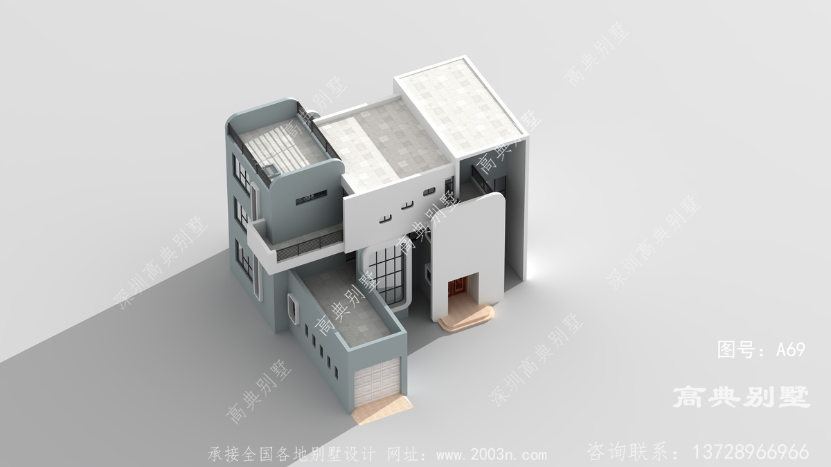 湖南省湘西龙山县中南村乡墅案例轻钢农村别墅图纸