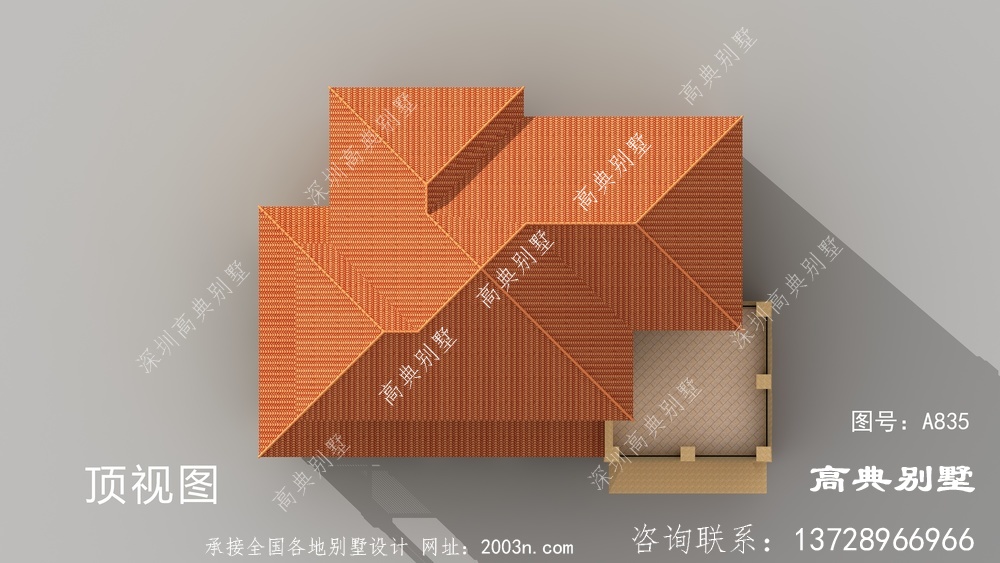 简欧别墅设计图，户型大气简