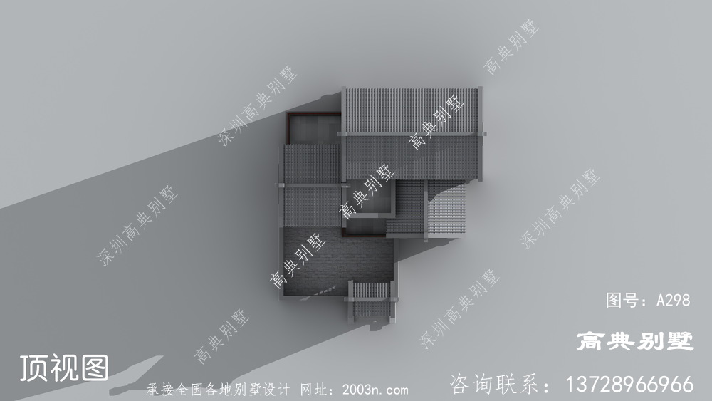 新中式风格自建三层别墅设计大全