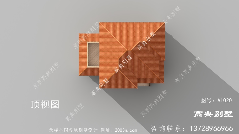 惊艳的新农村小户型欧式风格三层别墅