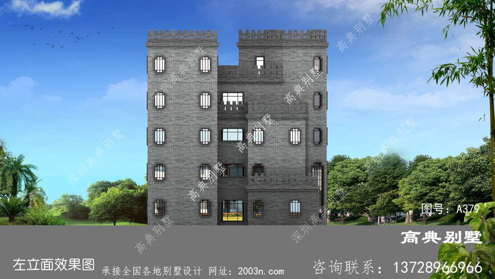 清新优雅，韵味十足的中式城堡别墅