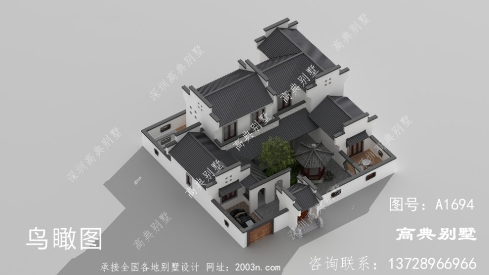 农村中式风格别墅设计图