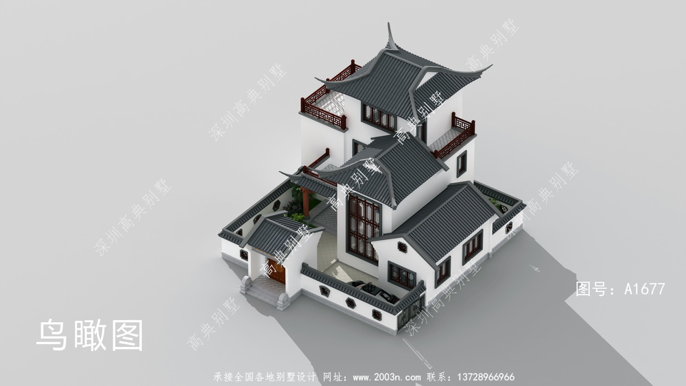 中式风格别墅，来自传统文化的优雅。