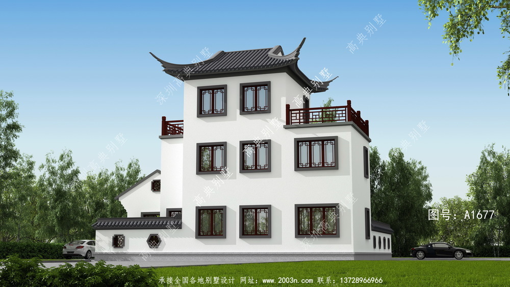 中式风格别墅，来自传统文化的优雅。